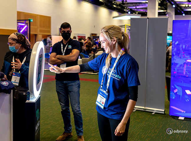 Photobooth at an Exhibition for a Product Launch