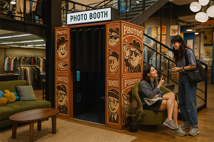 Retail Photobooth Installation