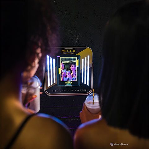 Permanent Photobooth Installation in a Nightclub environment